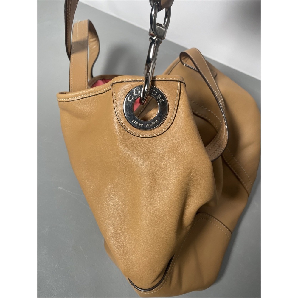 Coach New York Hadley Leather Satchel Shoulder Bag F27728 - Picture 6 of 10